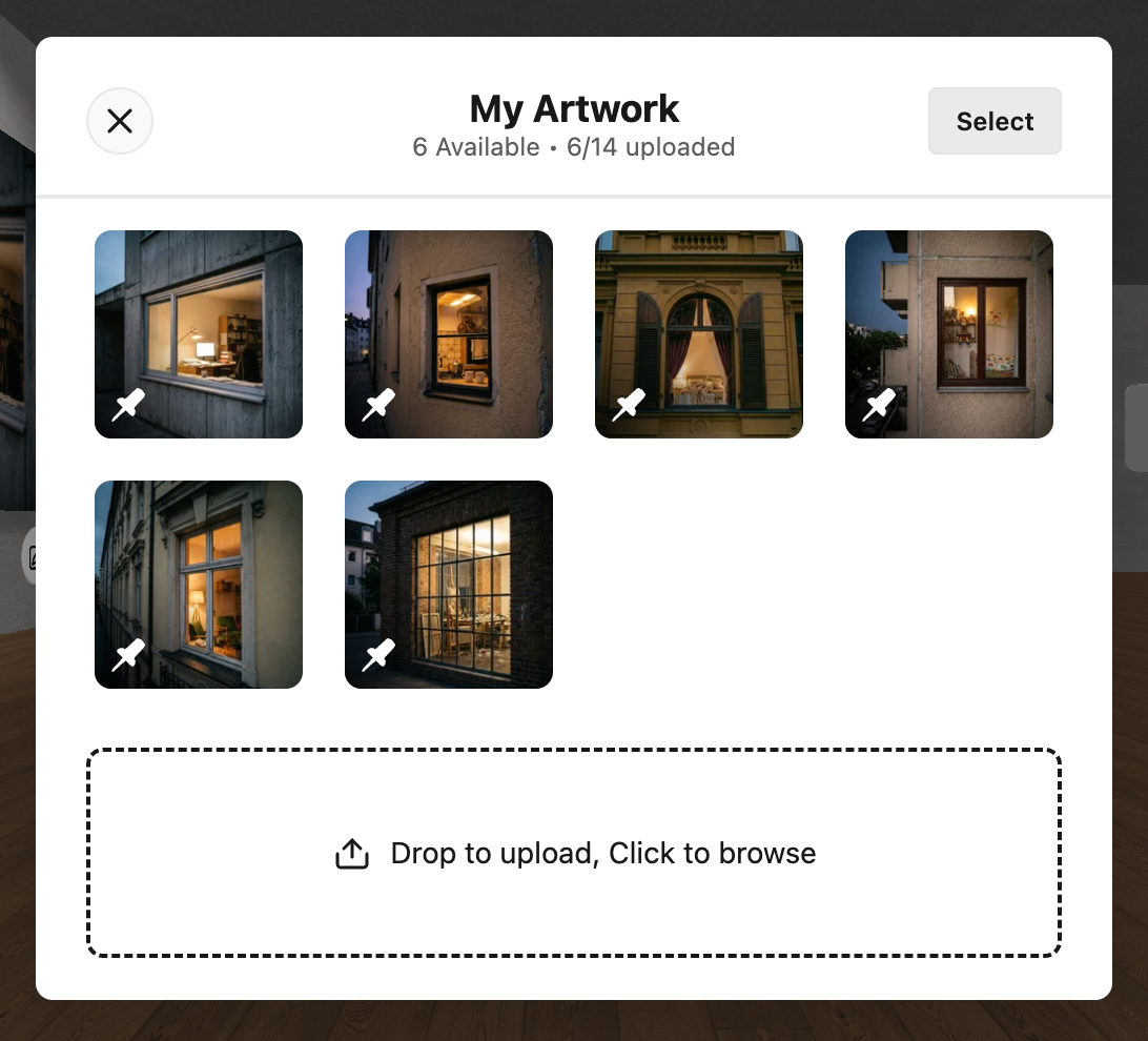 Layout selector